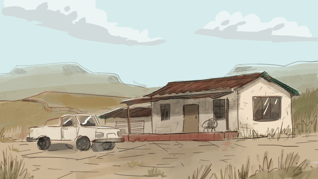 Farm - Trekker Zombies short film development and storyboard art