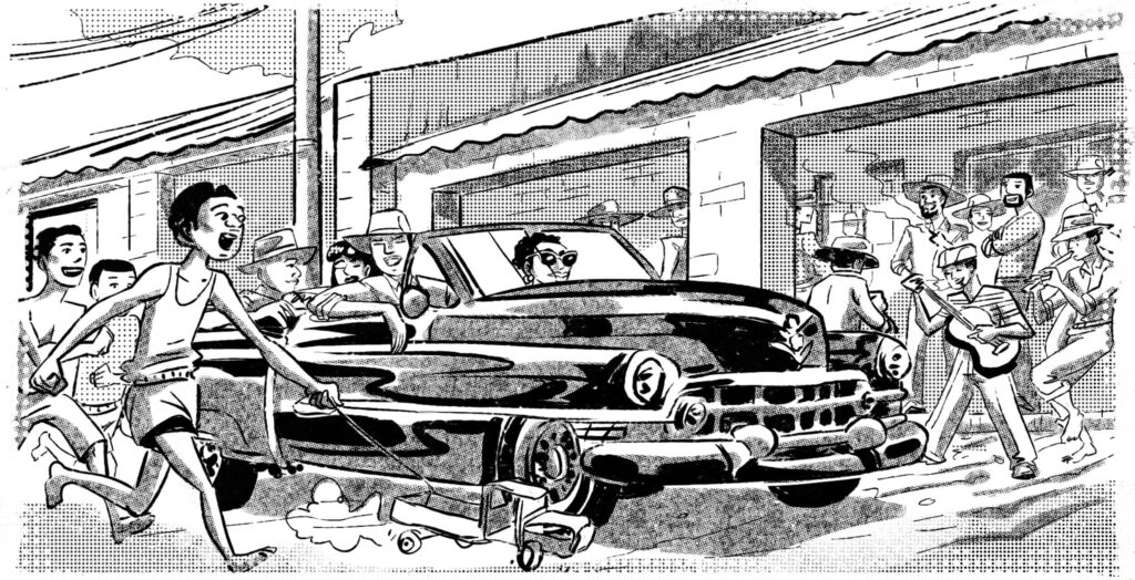 illustration storyboards for the short film "The Suit", created with Clip Studio